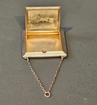 George V Engine Turned Silver Keep Sake Photo Frame