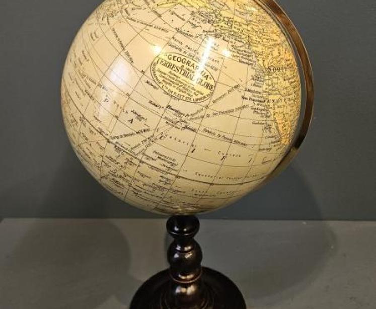 1930's Geographia 8" Terrestrial Globe  - Image 3