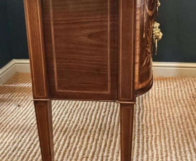 Superb Quality Victorian Edwards & Roberts Sheraton Inlaid Sideboard - Image 7