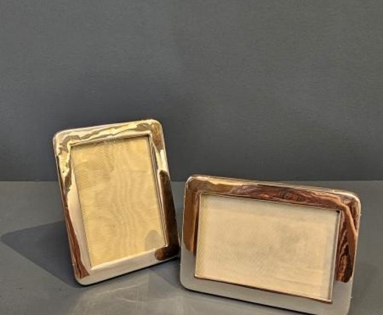 Matching Pair of Silver Photo Frames - Image 6