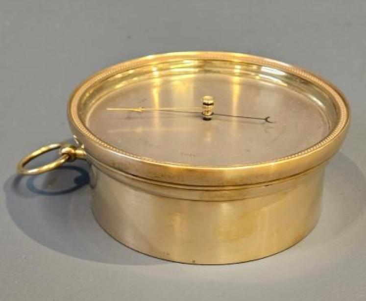 Victorian Bronze Cased Marine Barometer - Image 4