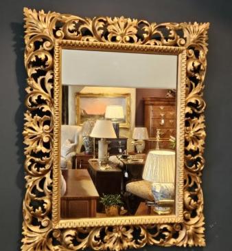 Victorian Timber Gilt Florentine Mirror