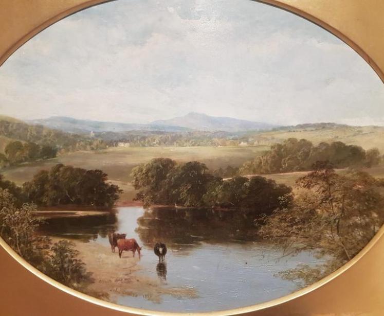 Victorian Crook O'Lune Oil On Board    - Image 2