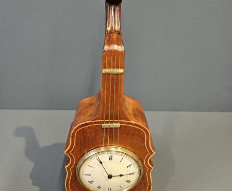 Superb Edwardian Cello Mantel Clock - Image 3