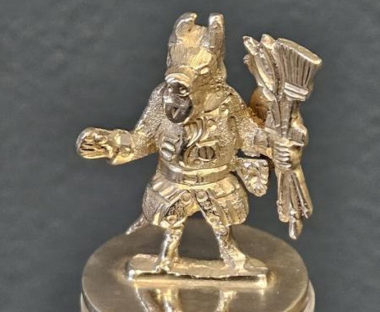 Crystal and Silver Snuff Bottle - Image 2