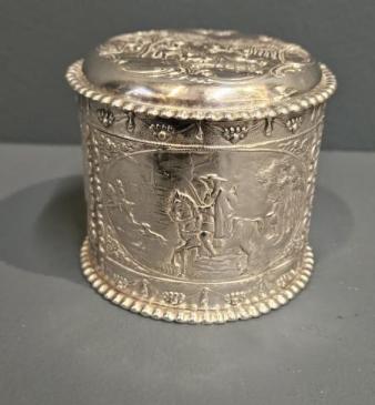 Immaculate Victorian Silver Tea Canister