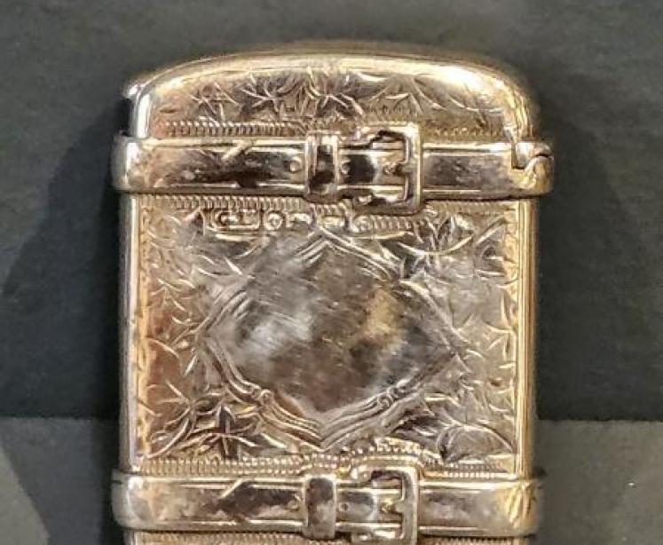 Superb Victorian Silver Wallet Vesta - Image 3