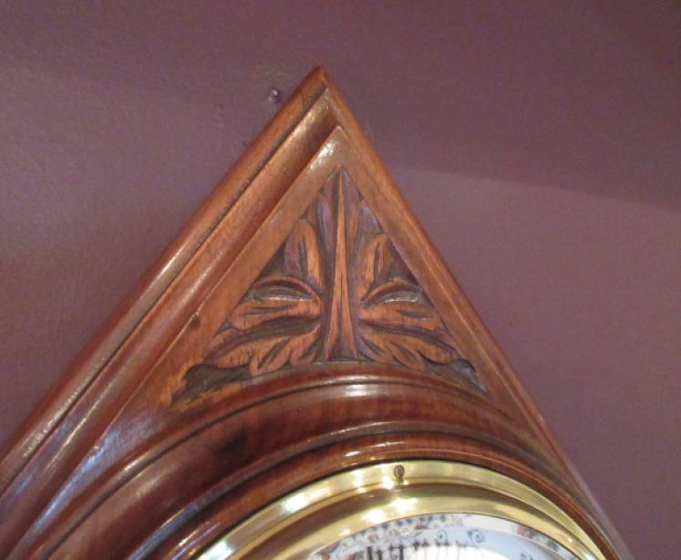 High Quality Victorian Polished Walnut Barometer - Image 3