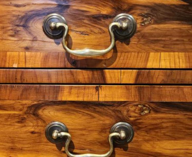Superb Georgian Yew Wood Chest of Drawers - Image 6