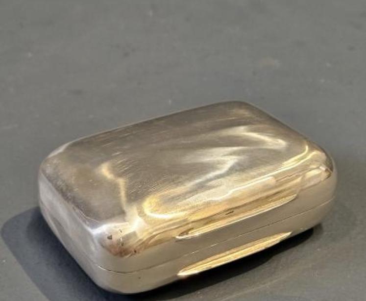 Rare Victorian Silver Soap Box - Image 1