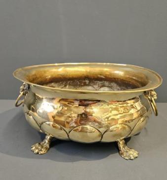 Victorian Brass Planter