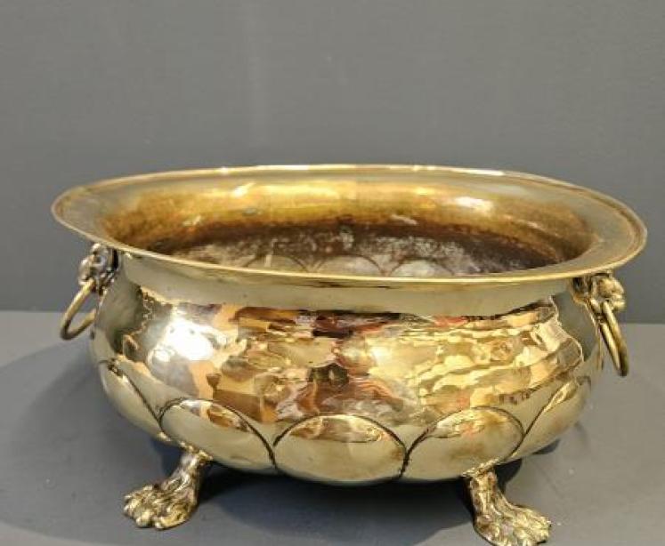 Victorian Brass Planter - Image 1