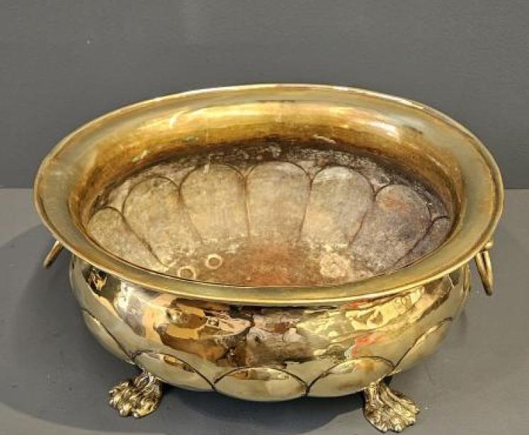 Victorian Brass Planter - Image 3