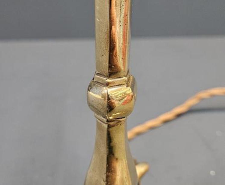 Edwardian Brass Pullman Lamp - Image 2