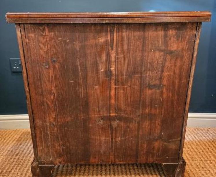 Georgian Walnut Bachelors Chest - Image 4