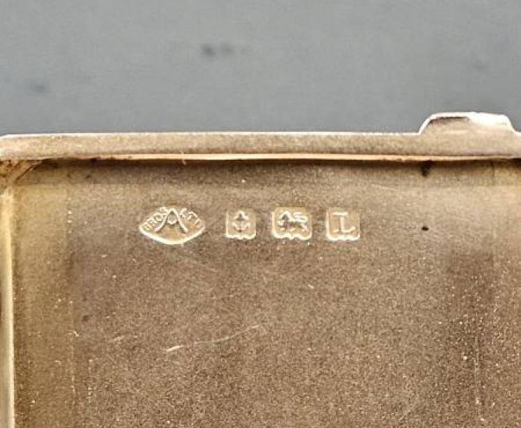 Silver and 9ct Gold Match Case - Image 6