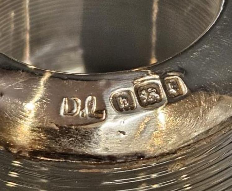 George V Silver and Crystal Match Striker - Image 3