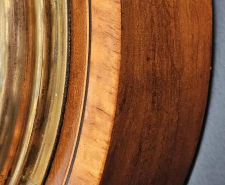 Edwardian Dublin Walnut Cased Aneroid Barometer - Image 5