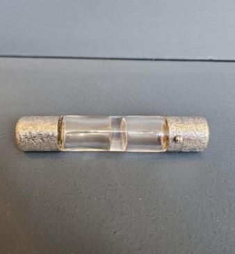 Victorian Sampson Mordan Silver Smelling Salts and Perfume Bottle