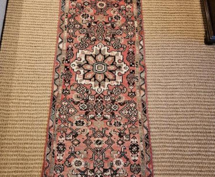 Antique Persian Wool Runner Rug - Image 1
