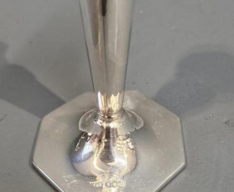 Pair of George V Silver Candlesticks  - Image 2