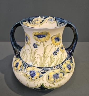 Moorcroft Macintyre Poppies Twin Handle Vase