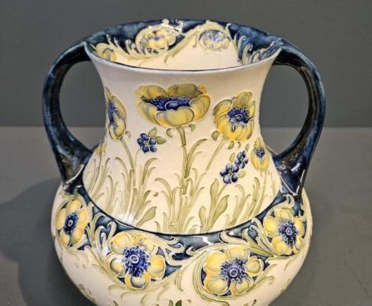 Moorcroft Macintyre Poppies Twin Handle Vase - Image 1