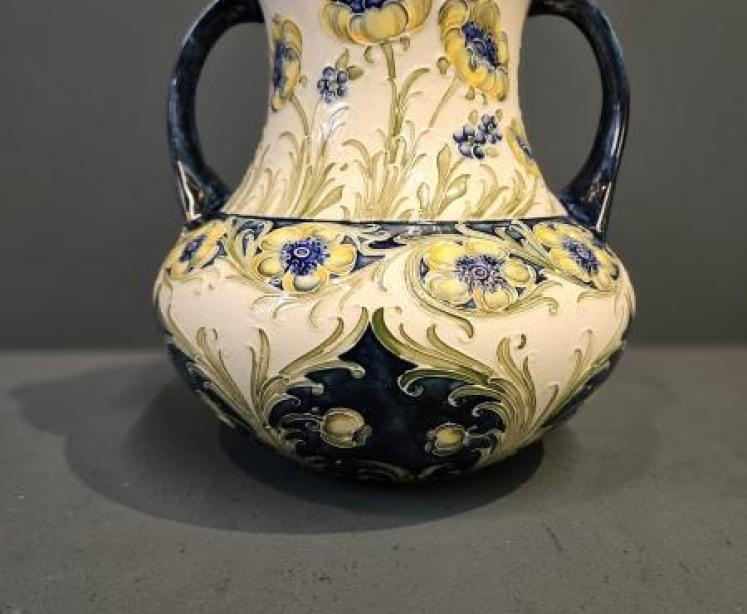 Moorcroft Macintyre Poppies Twin Handle Vase - Image 2