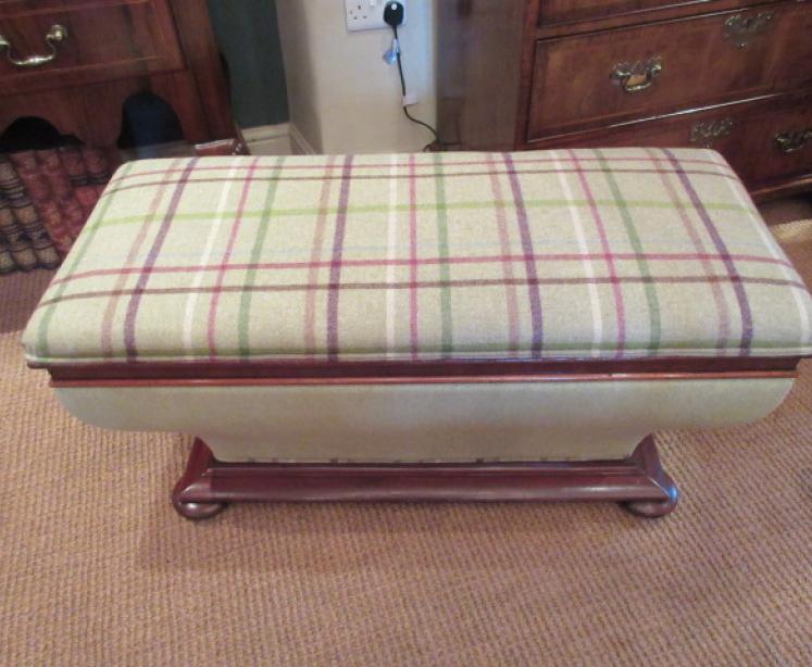 Top Quality Early Victorian Upholstered Ottoman - Image 1
