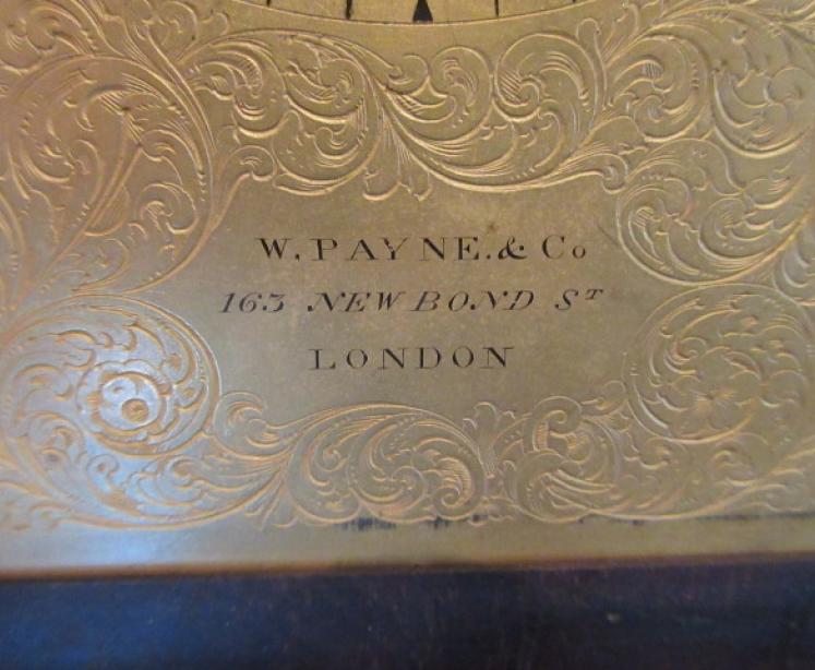 Fine Regency Period Rosewood Striking Library Clock - Image 5