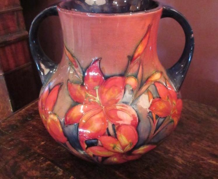 Moorcroft Freesia Flambe Twin Handled Vase - Image 1