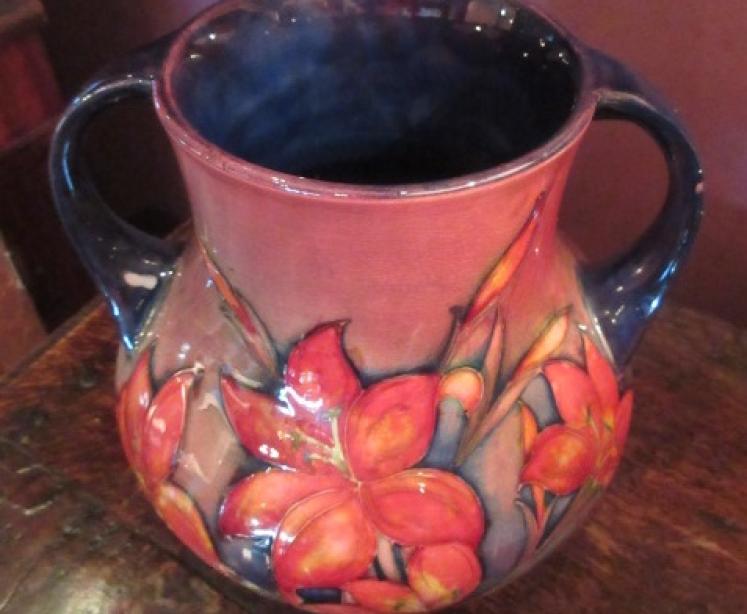 Moorcroft Freesia Flambe Twin Handled Vase - Image 5