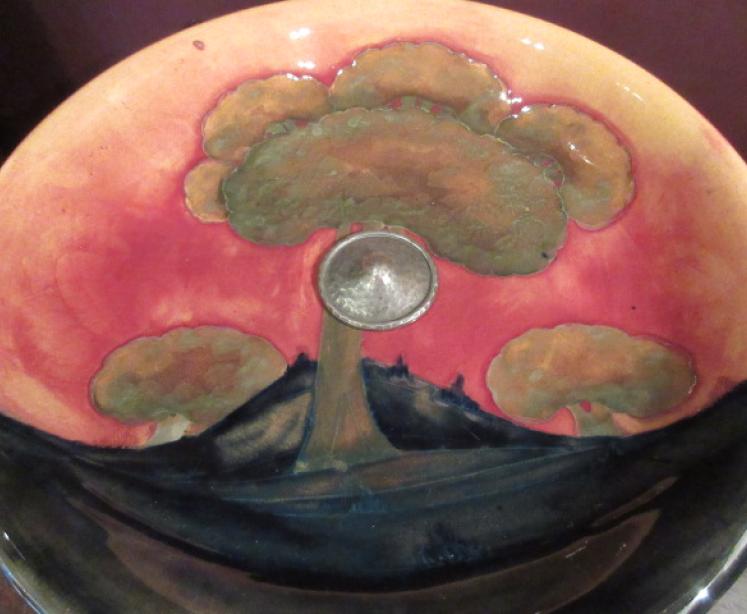 Moorcroft Eventide Pewter Foot Tazza - Image 4