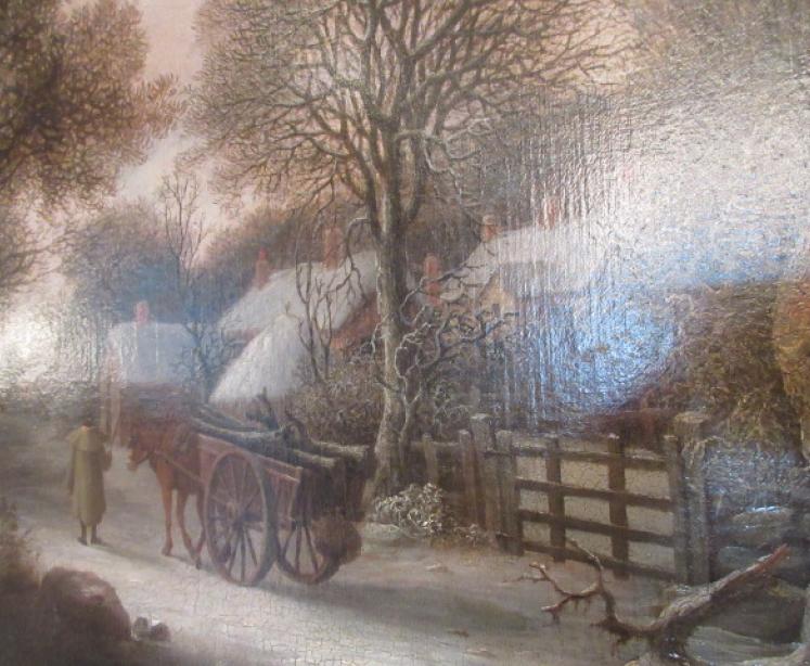 19th Century Oil on Canvas Painting by John Partington - Image 2