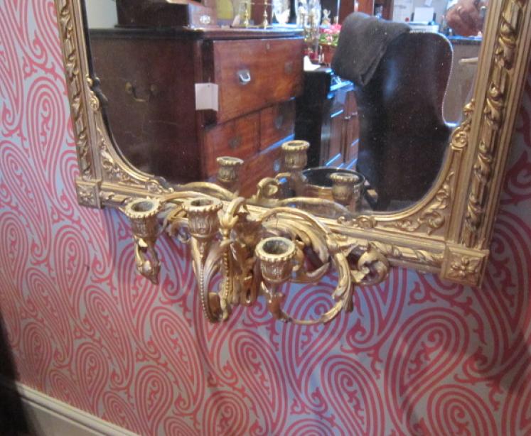 Impressive Early Victorian Timber Gilt Wall Mirror - Image 3