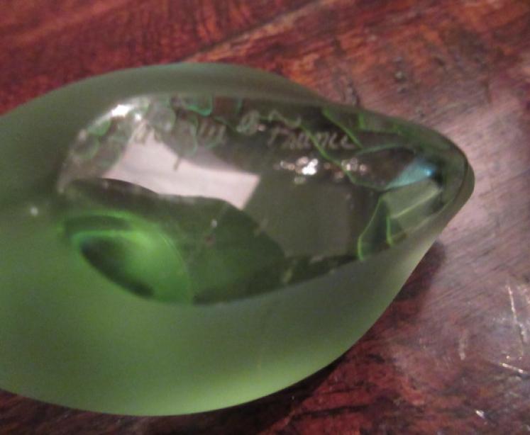 Lalique Green Opalescent Duck - Image 4