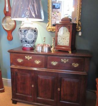 Small George II Period Oak Cupboard Dresser