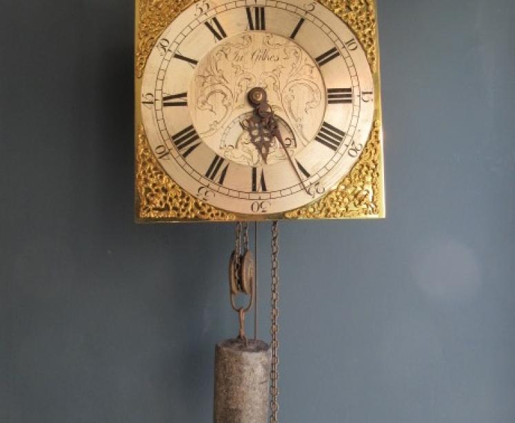 Early Period 'Hook & Spike' Gilkes Quaker Clock - Image 2