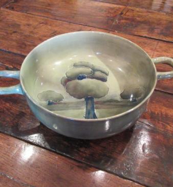 Large Moorcroft Hazeldene Twin Handled Bowl