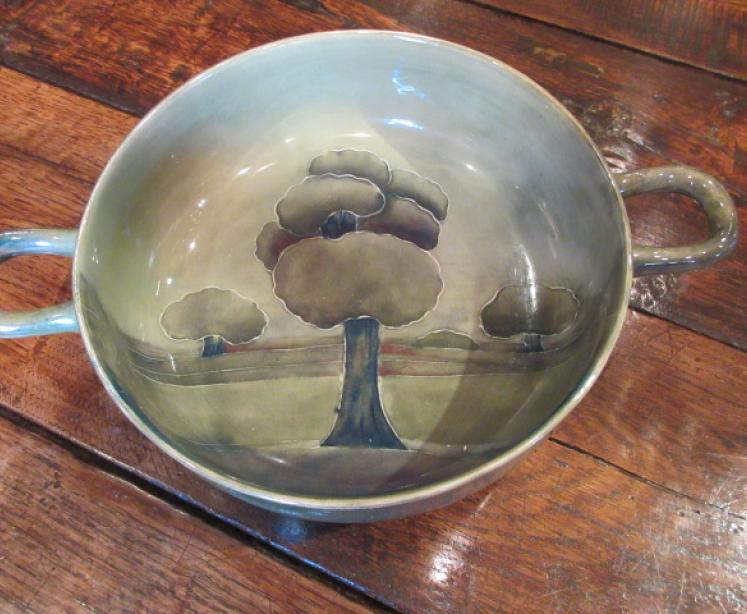 Large Moorcroft Hazeldene Twin Handled Bowl - Image 2