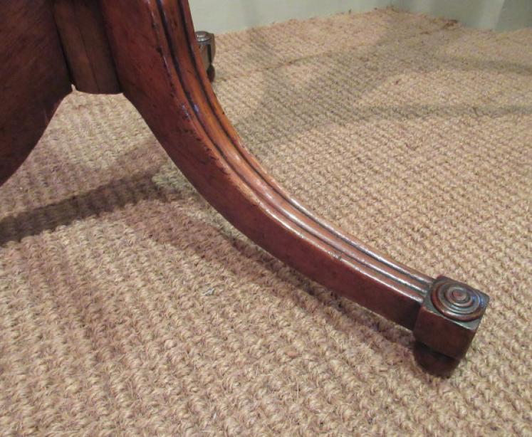 Early Victorian Mahogany Coat & Hat Hall Stand - Image 4