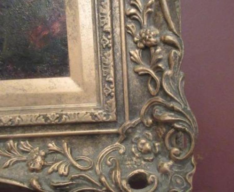 Victorian William Mellor 'Waterfall Landscape' Oil on Canvas - Image 4