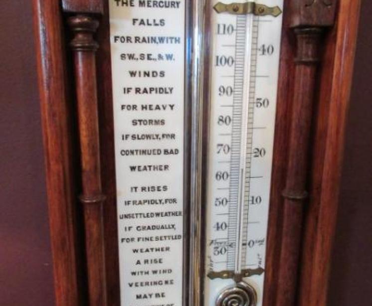 Late 19th Century Manchester Admiral Fitzroy Barometer - Image 3