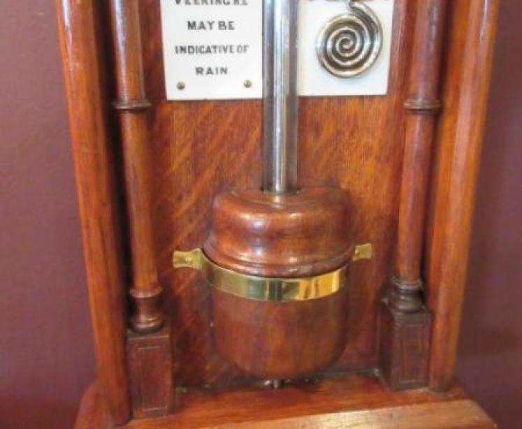 Late 19th Century Manchester Admiral Fitzroy Barometer - Image 4