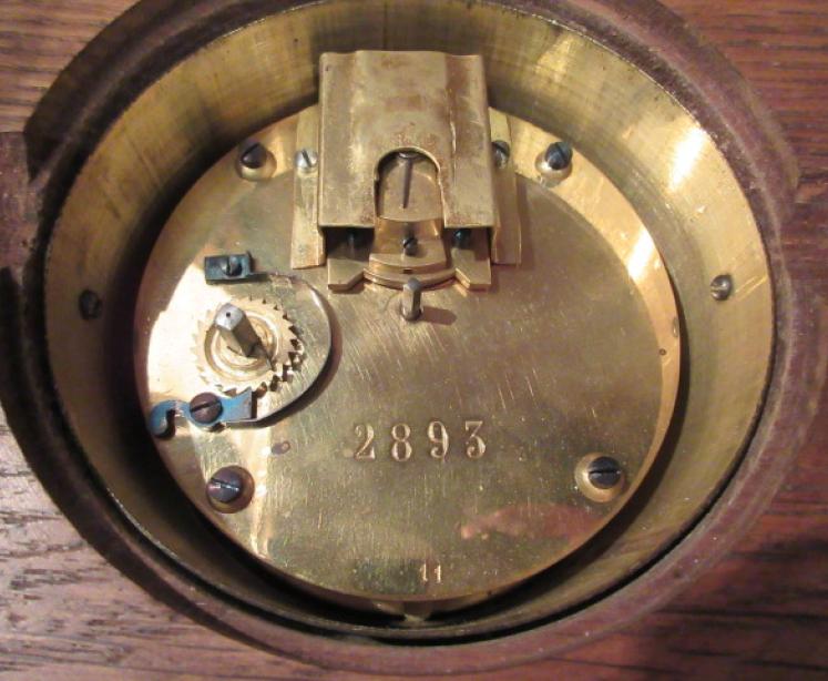 Victorian Station Master's Kay's of Paris Wall Clock - Image 3