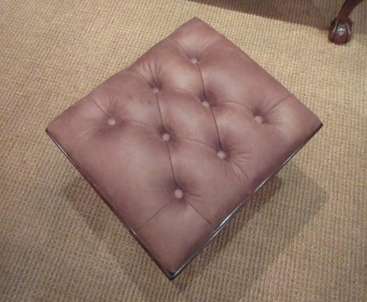 Regency Period Rosewood X Frame Stool - Image 3