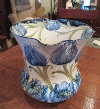 McIntyre Moorcroft Florian Ware Tulips Jardiniere