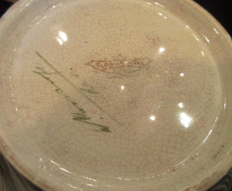 McIntyre Moorcroft Florian Ware Tulips Jardiniere - Image 4