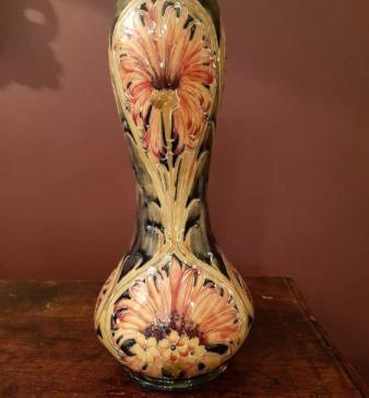 Early Moorcroft Cornflower Shaped Vase