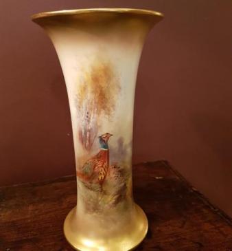 Royal Worcester James Stinton Vase